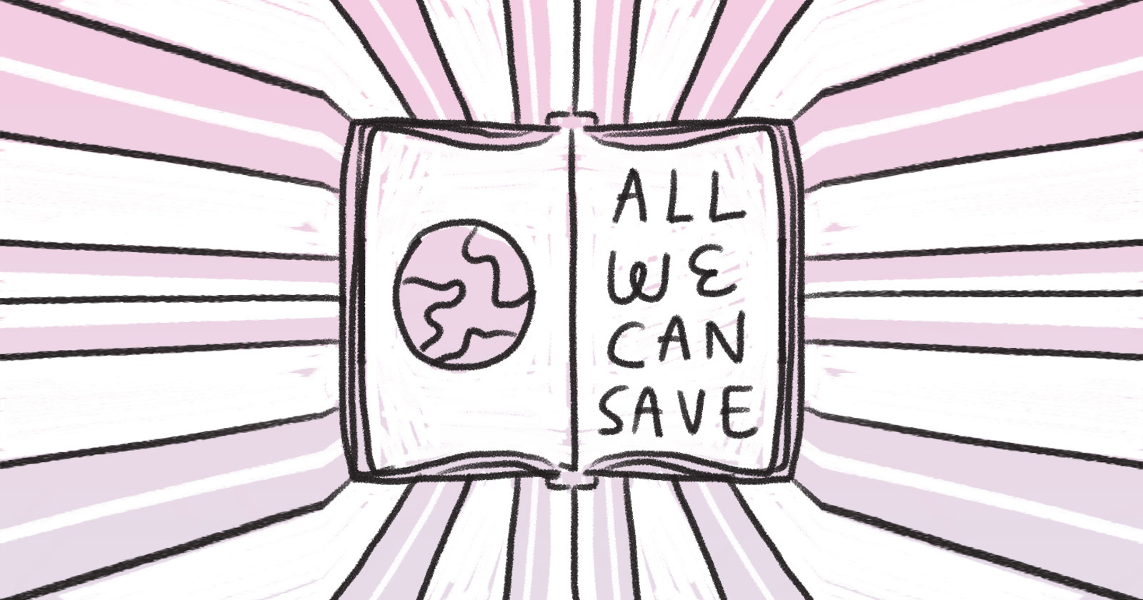 Book that says "All We Can Save"