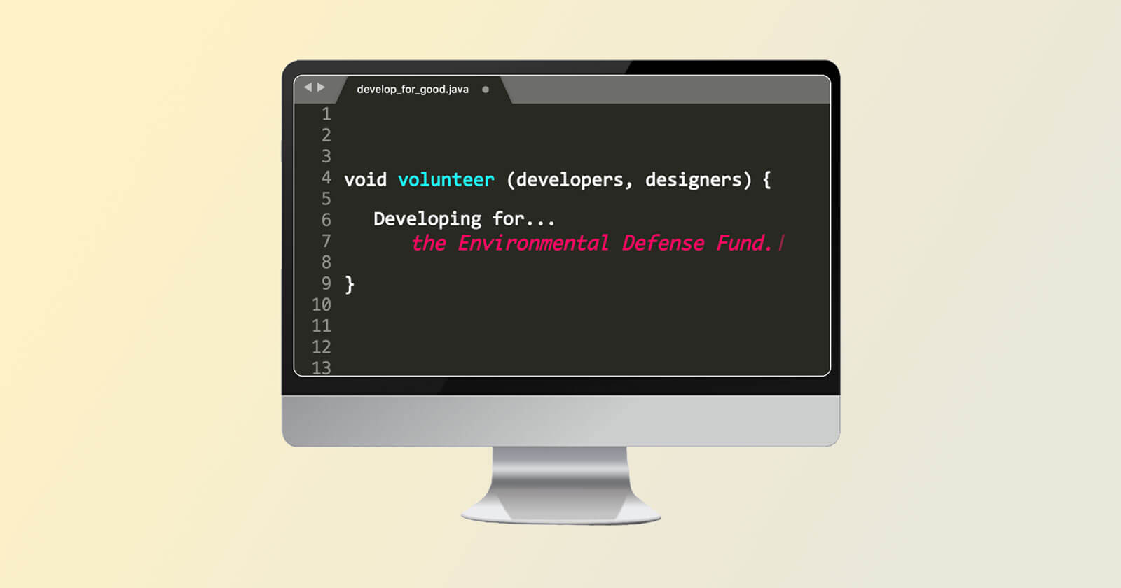 Develop for Good — Code on a Mac Desktop