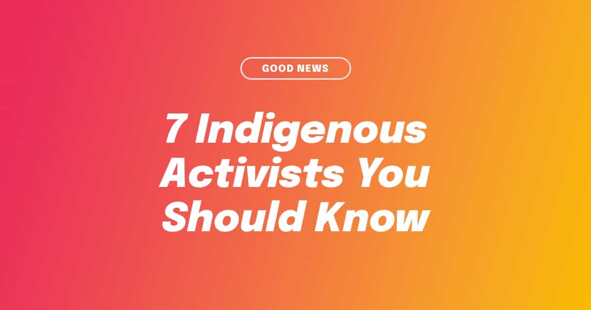 7 Indigenous Activists You Should Know