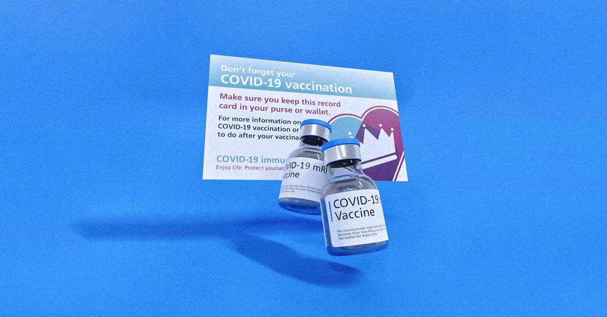 COVID-19 vaccine and vaccination card
