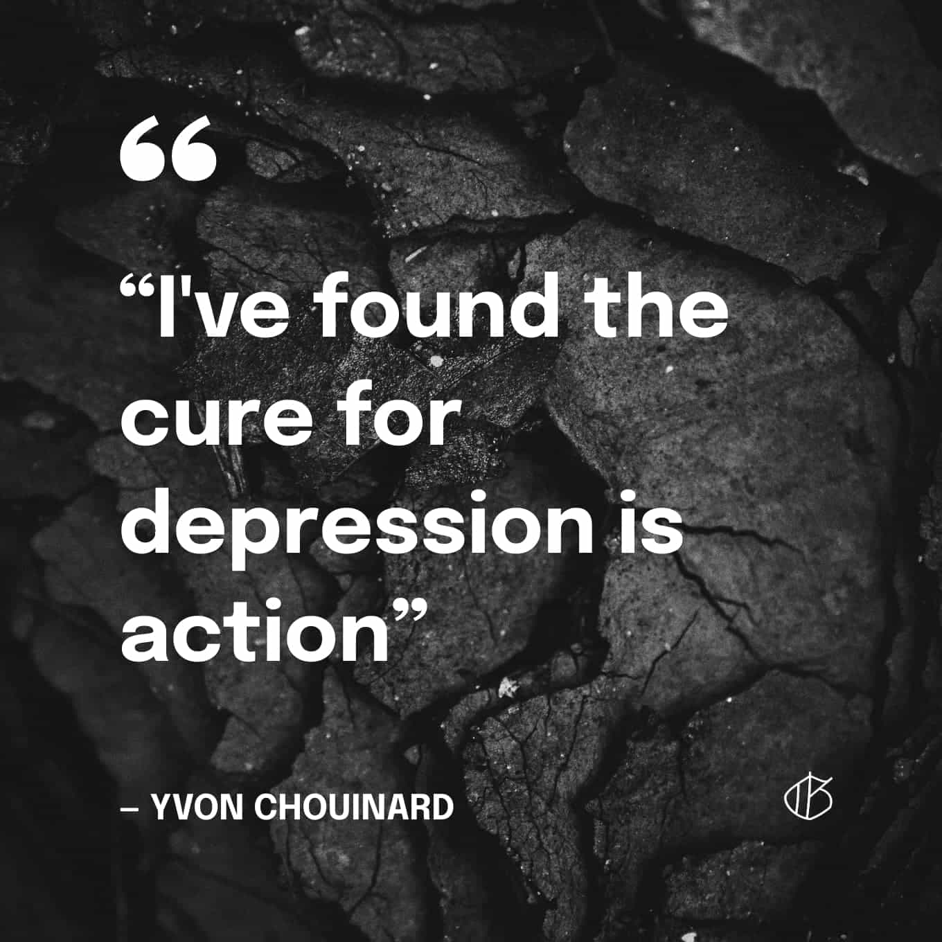 “I've found the cure for depression is action” — Yvon Chouinard