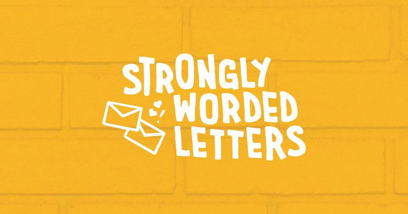 The Strongly Worded Letters logo