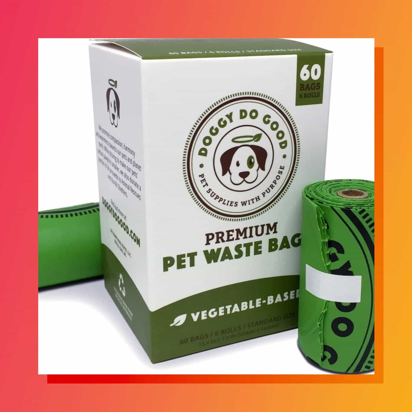 Box of Doggy Do Good compostable pet waste bags