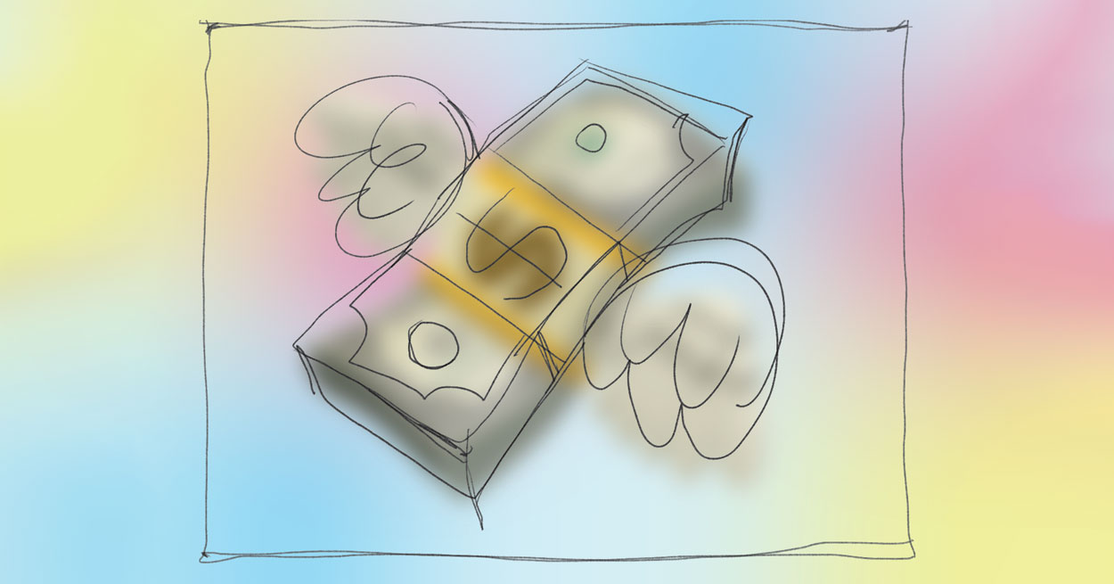 Illustration of money