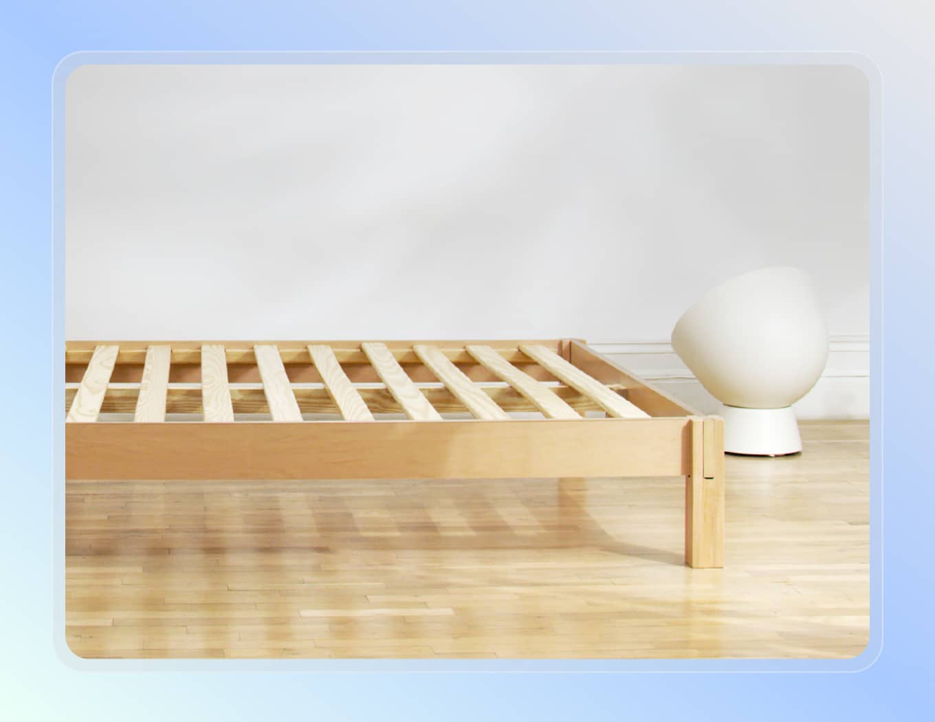 Wood Bed Frame by Helix
