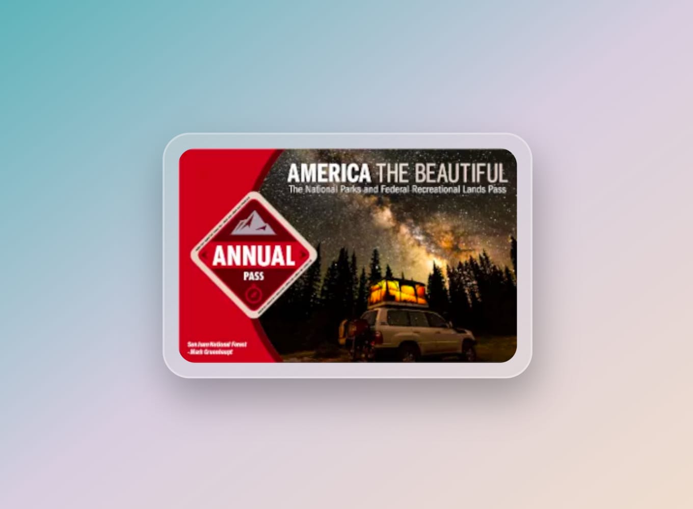 Annual America the Beautiful National Parks Pass