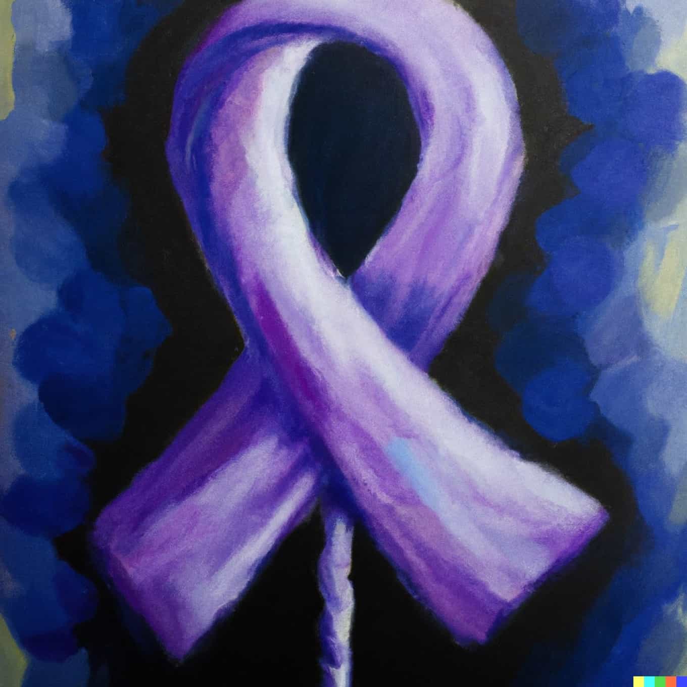 Purple Awareness Ribbon