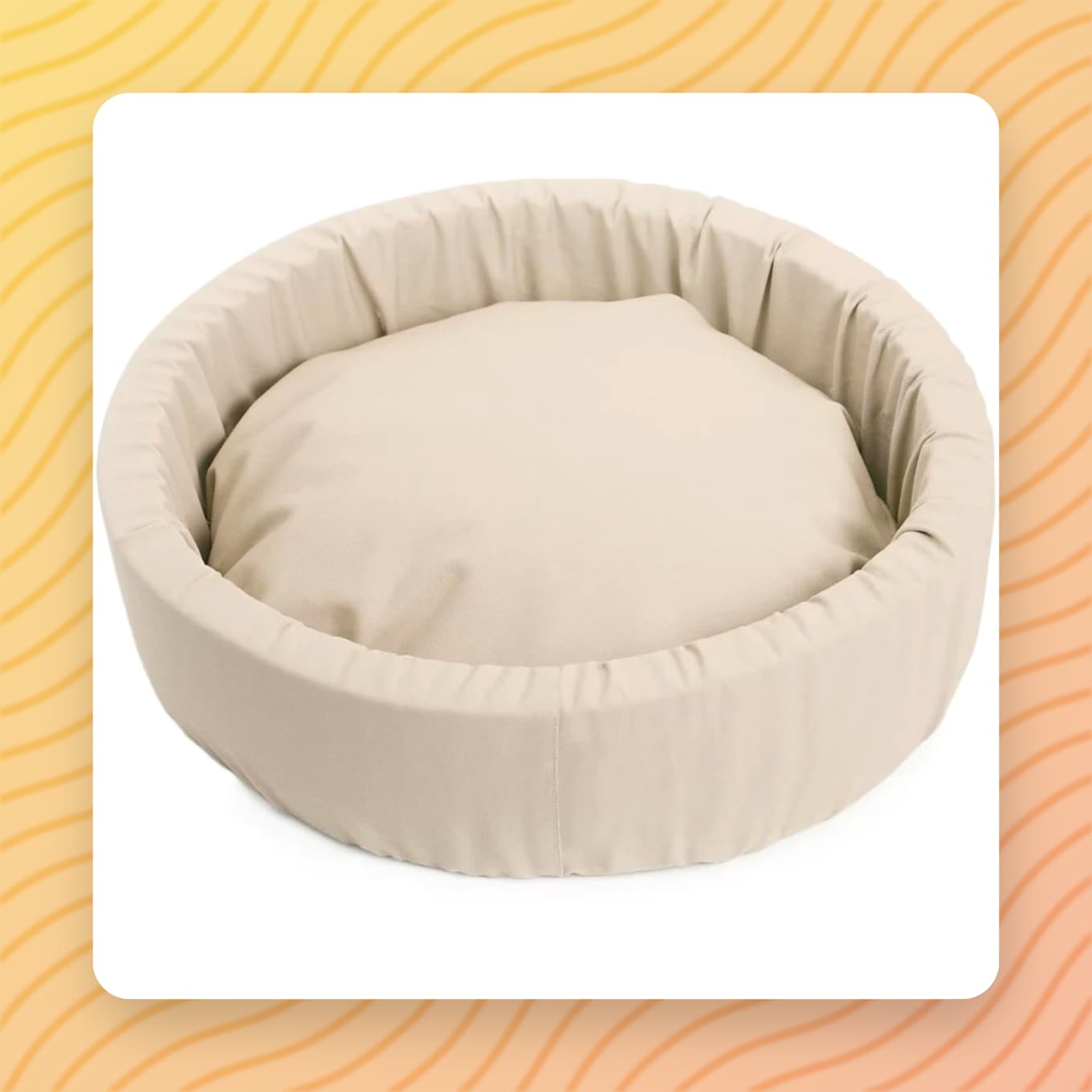 Round dog bed from OMI