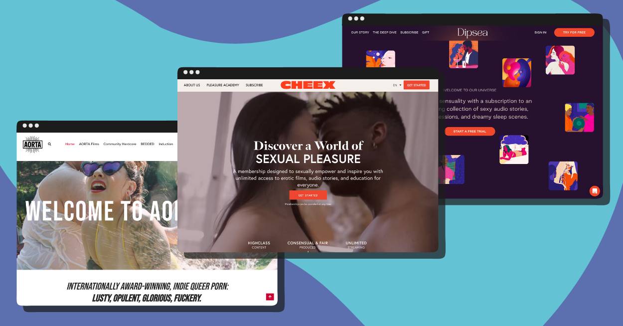 Three top ethical porn websites (with SFW photos)