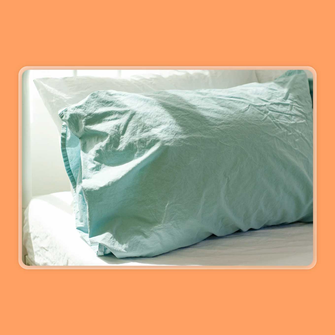 A percale pillow case