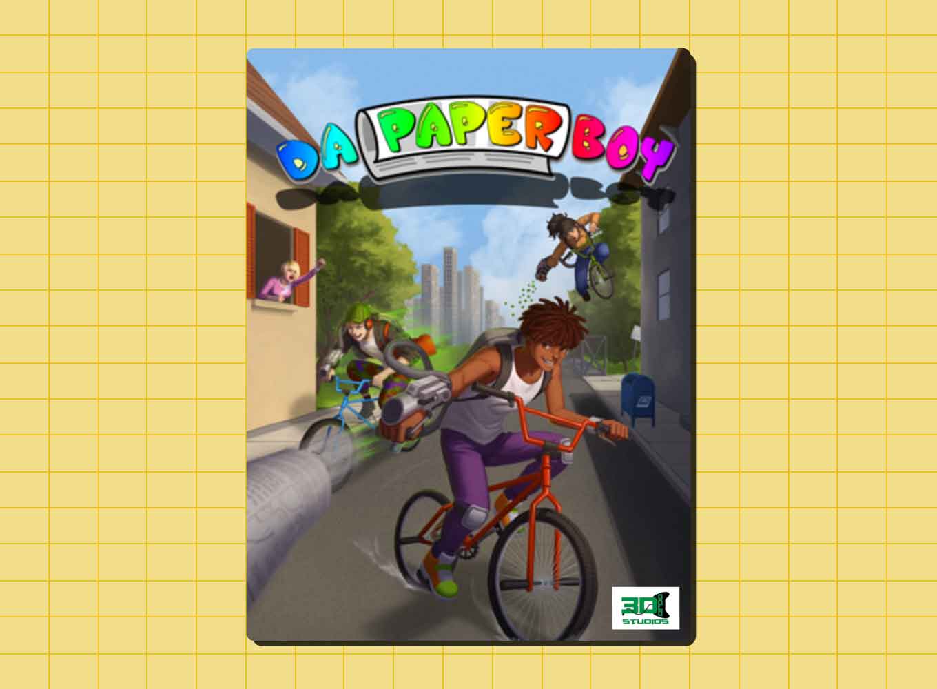 Da Paper Boy video game cover