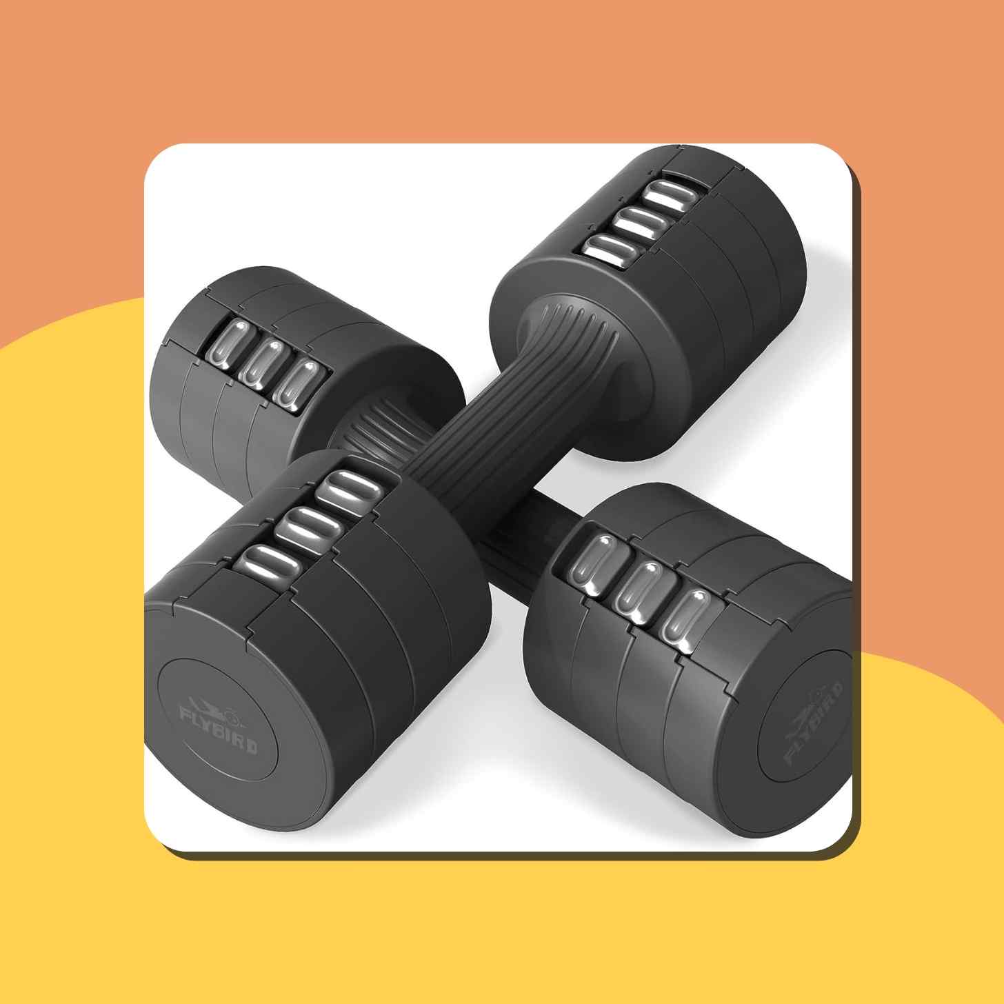 A Pair Of Adjustable Dumbbells