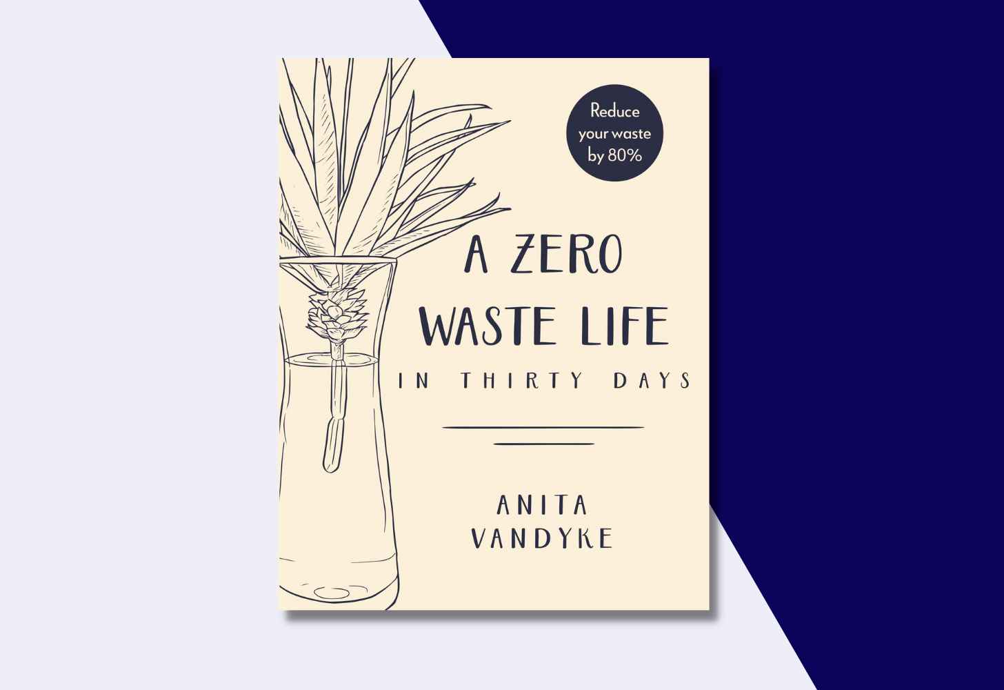 The Cover Of “A Zero Waste Life: In Thirty Days” by Anita Vandyke